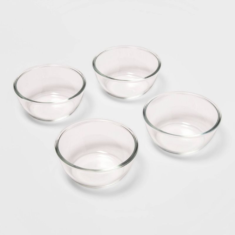 Photo 1 of 16oz Set of 4 Glass Prep Bowls 
