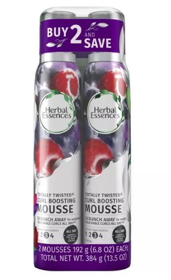 Photo 1 of 2 pack - Herbal Essences Totally Twisted Curl Boosting Mousse - 2ct - 6.8oz
