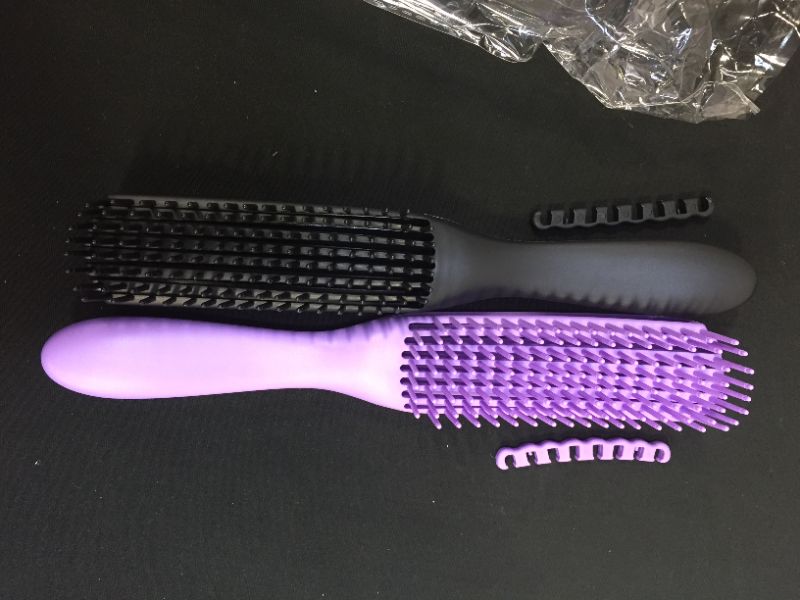 Photo 1 of 2 pack of easy detangling hair brushes