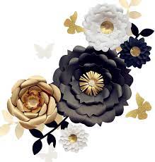 Photo 1 of Fonder Mols 3D Handcrafted Paper Flower Decorations for Wall