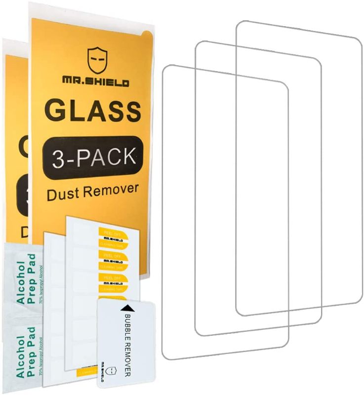 Photo 1 of [3-Pack]-Mr.Shield Designed For OnePlus (Nord N10 5G) [Tempered Glass] Screen Protector [Japan Glass With 9H Hardness] with Lifetime Replacement (5pk)
