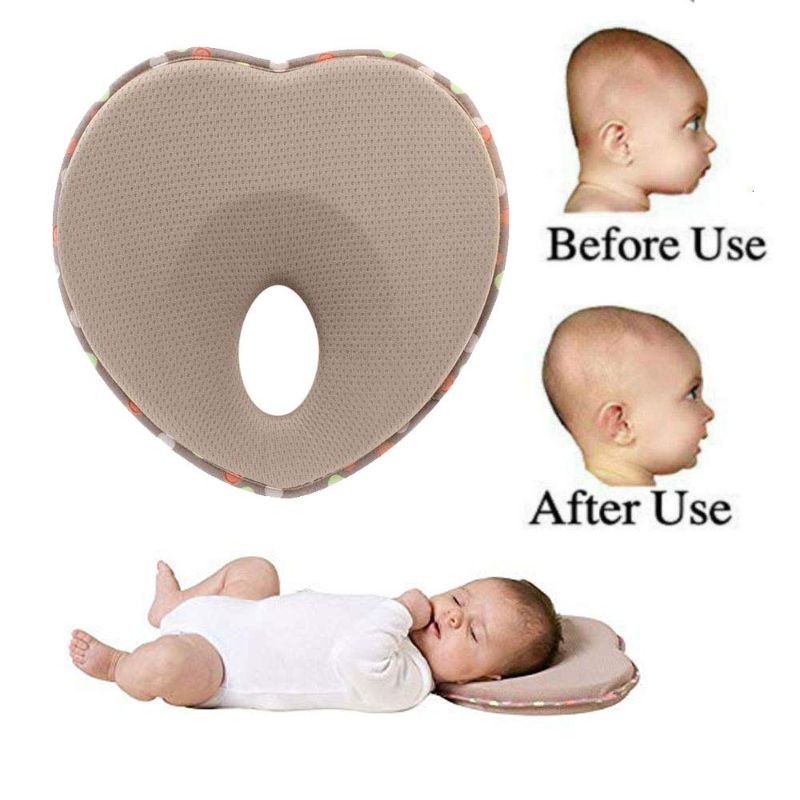 Photo 1 of Zhouxt Baby Head Shaping Pillow, 2019 Infant Anti Roll Pillow Shape Toddler Sleeping Positioner Cushion Flat Head Protect Newborn Baby Bedding
