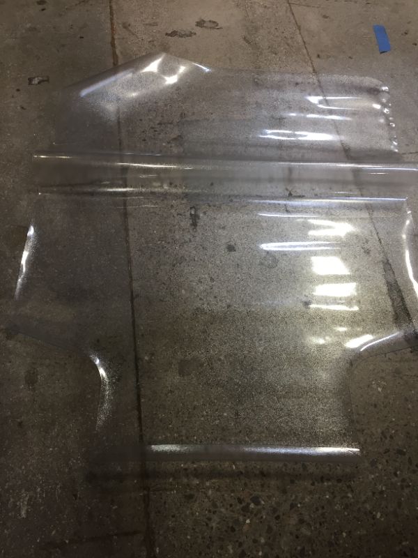 Photo 1 of 36" x 48" Standard Chair Mat, 19" x 10" Lip, Clear