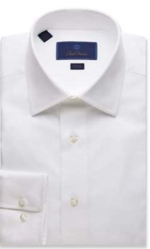 Photo 1 of David Donahue Men's Royal Oxford Barrel Cuff Trim Fit Dress Shirt
17.5" Neck 36"-37" Sleeve