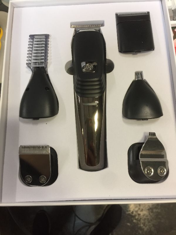 Photo 2 of  pro hair trimmer professional for men 6 in 1 grooming kit (item is new opened it to take photos)