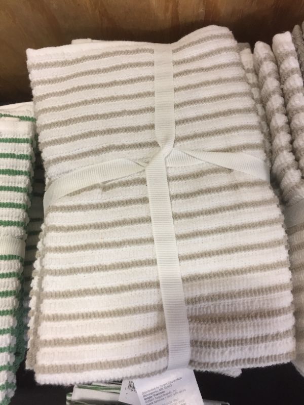 Photo 1 of 2 PACK OF GREY AND WHITE TOWELS 