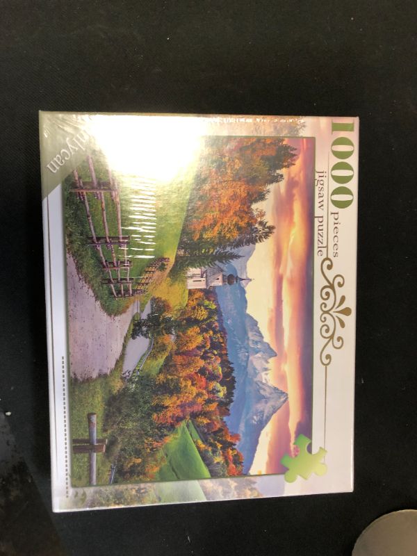 Photo 3 of 1000 Piece Adult Jigsaw Puzzles for Adults, 1000 Piece Jigsaw, 1000 Piece, Mountain Landscape (27.6 x 19.7 Inch) --FACTORY SEALED ---
