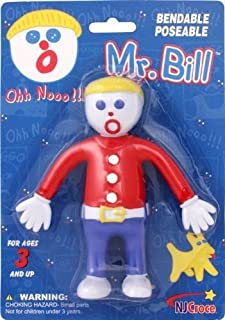 Photo 1 of Qiyun Action Figures Mr Bill 5 Bendable Rubber Toys New MRB