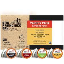 Photo 1 of 
SF Bay Coffee
Favorite Four Variety Pack OneCUP™ Pods
