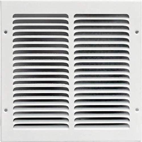 Photo 1 of 10"w X 10"h Steel Return Air Grilles - Sidewall and Ceiling - HVAC Duct Cover, White