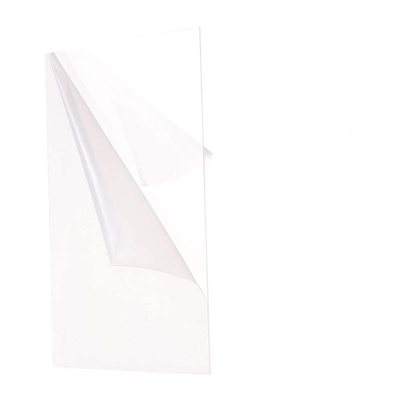 Photo 1 of 12Pcs Transparent Acrylic Sheet (5"×7"), Clear Acrylic Plexiglass Board for Painting, Calligraphy, Picture Frame, Display Project
