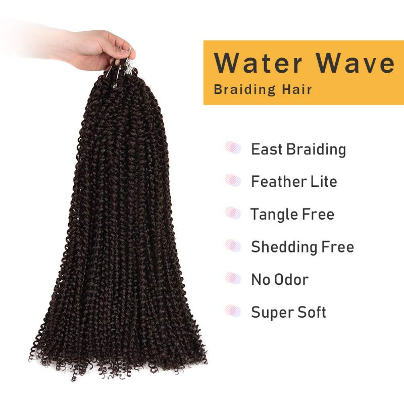 Photo 1 of Water Wave Passion Twist Hair 24 Inch 7 Packs Light Brown Synthetic Braids for Butterfly Locs & Passionst Crochet Braiding Goddess Locs Hair for Black Woman (24Inch, 4#)
