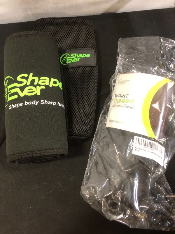 Photo 2 of 4EverShape Waist Trimmer Trainer for Women & Men, Sweat Belt, Neoprene Sweat Wrap for Stomach Sauna Exercise
