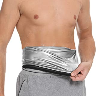 Photo 1 of Rishaw Waist Trimmer for Men Sauna Belt Waist Trimmer Sweat Workout Shaper for Training Fitness L
