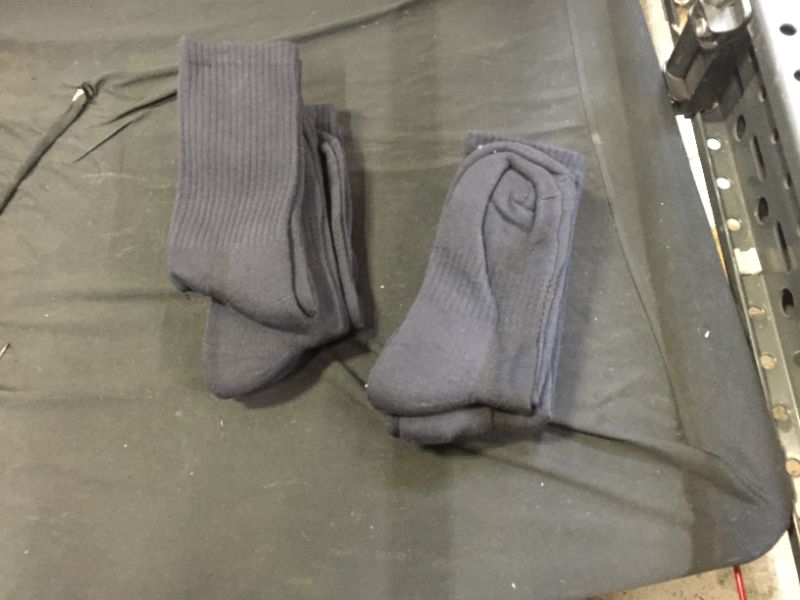 Photo 1 of Sox Town Women's Combed Cotton Moisture Wicking Performance Training Hiking Cushion Crew Socks navy blue shoe size 9-11