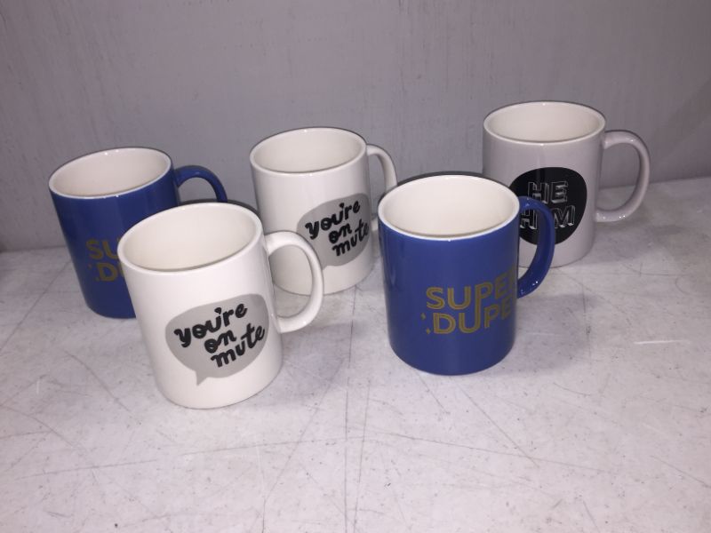 Photo 1 of ASSORTED MUGS 5 COUNT