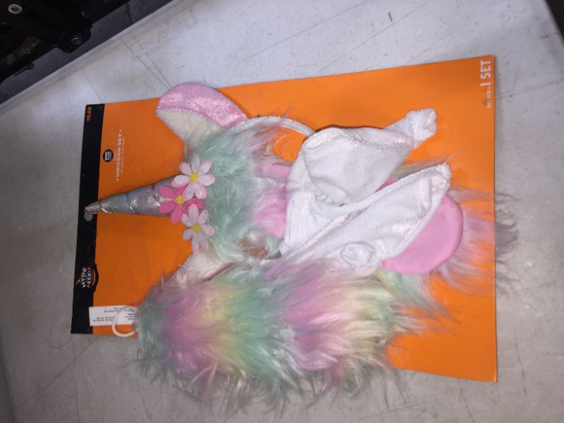 Photo 2 of Halloween Adult Unicorn Heads & Tails Kit Halloween Costume Accessory Set - Hyde & EEK! Boutique