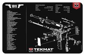 Photo 1 of 20 x 15 inches computer desk mat gun themed color black 