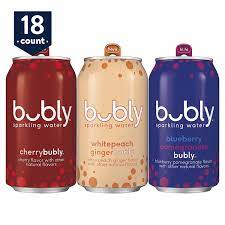 Photo 1 of (18 Cans) bubly Sparkling Water, 3 Flavor Variety Pack, 12 fl oz