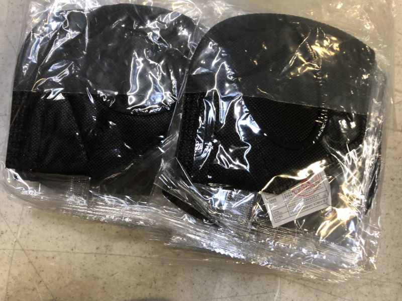 Photo 1 of Breathable 4PCS Fashion Cotton Adjustable Face Masks with 15 count disposable n95 masks color black 4 count 