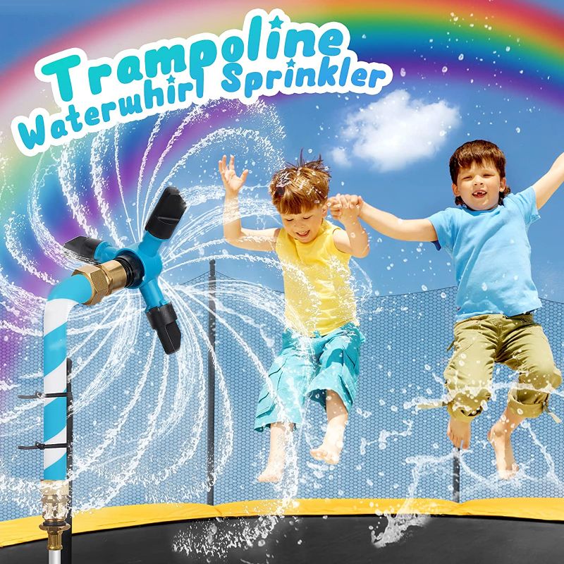 Photo 1 of SOOFUN Trampoline Sprinkler for Kids Outdoor Play