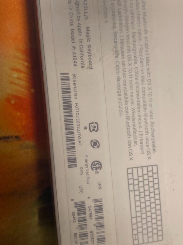 Photo 3 of Apple Magic Keyboard - US English - Silver
