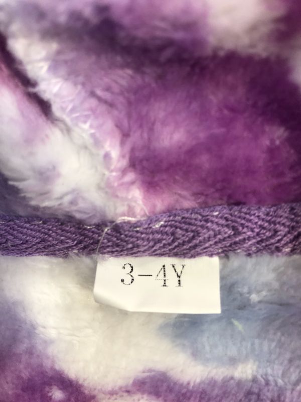 Photo 1 of kids 3-4 young size unicorn bathrobe 