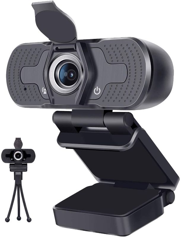 Photo 1 of AMTIFO 1080P HD Webcam W1,USB Desktop Laptop Camera,Mini Plug and Play Video Calling Computer Camera,Built-in Mic,Flexible Rotatable Clip
