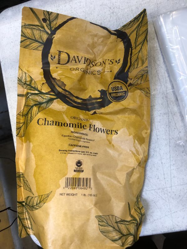 Photo 2 of Davidson's Tea Bulk, Herb Chamomile Flower, 16 Ounce
