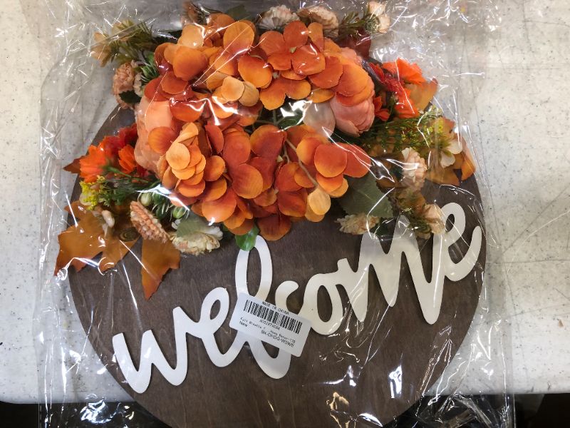 Photo 1 of Fall Wreath for Front Door Hydrangea Wreath,Fall Wreath,Farmhouse Door Wreaths,Grapevine Wreath,Fall Wreaths for Front Door,Everyday Wreath- 12 inch 
