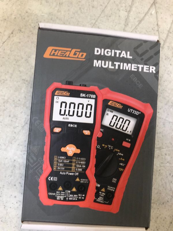 Photo 1 of cheago digital multimeter model sk-178b