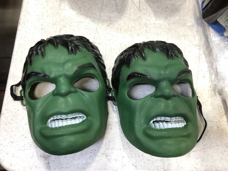 Photo 2 of Hulk Mask Halloween Party mask, Super hero Mask (2pcs)
