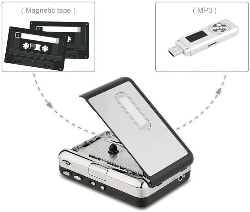 Photo 1 of Cassette Tape Player Record Tape to MP3 Digital Converter,USB Cassette Capture,Save to USB Flash Drive Directly,No Need Computer