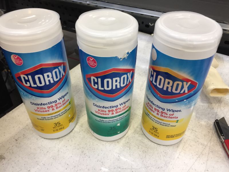 Photo 2 of Clorox Disinfecting Wipes, Fresh Scent, 35-ct  3 pack 