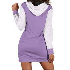 Photo 1 of Naruto Hinata 3D Printed Cosplay Long Sleeve Hooded Dress Size Large 
