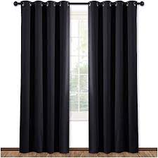 Photo 1 of curtain color black size 52 x 63 inch 