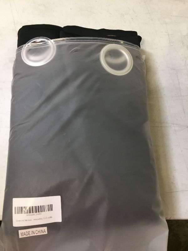 Photo 1 of curtain color black size 52 x 63 inch 