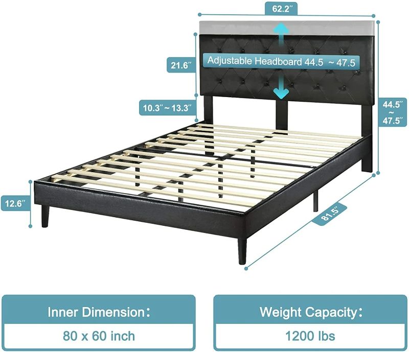 Photo 1 of King So Bed Frame with Head Board SZ FULL