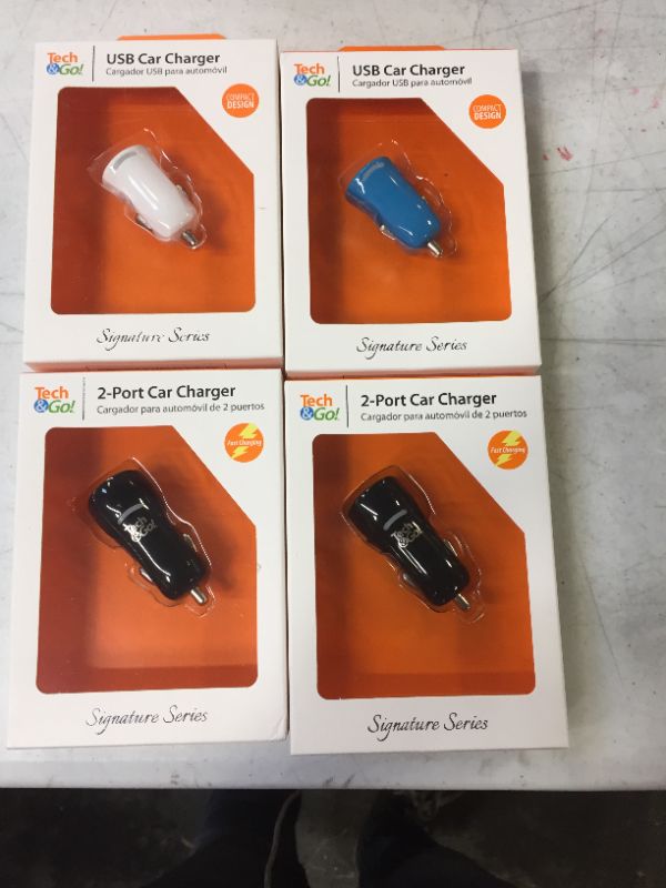 Photo 1 of USB Port to Car Charger 4 pack