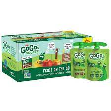 Photo 1 of 3 pack --GoGo squeeZ Applesauce, Variety Apple/Cinnamon - 3.2oz/20ct EXP. 11/30/21