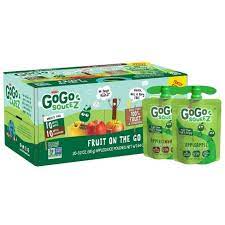 Photo 1 of 3 pack --GoGo squeeZ Applesauce, Variety Apple/Cinnamon - 3.2oz/20ct EXP. 11/30/21
