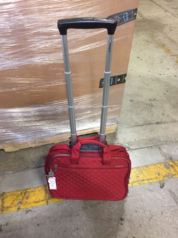 Photo 4 of HEDGREN CINDY ROLLING LAPTOP BAG 15.6" Bull Red Rolling two-wheeled
