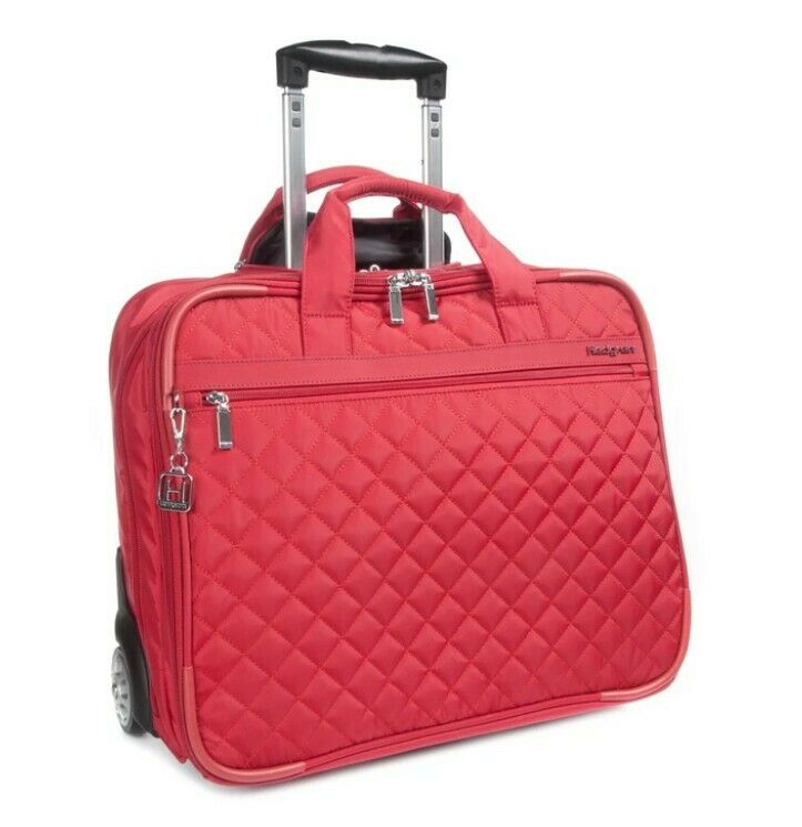 Photo 1 of HEDGREN CINDY ROLLING LAPTOP BAG 15.6" Bull Red Rolling two-wheeled
