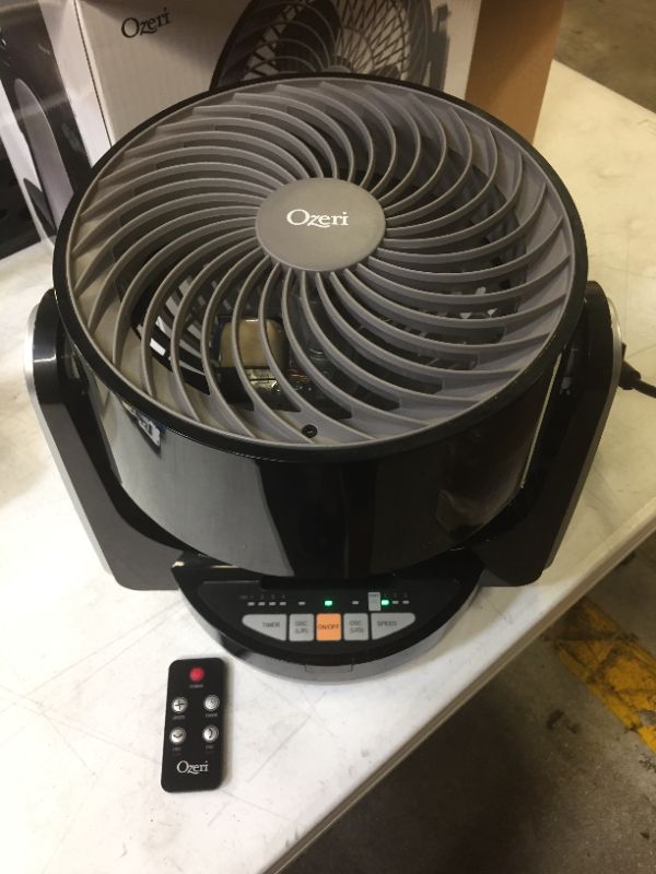 Photo 3 of Brezza III Dual Oscillating 10 in. High Velocity Desk Fan with Bluetooth Technology