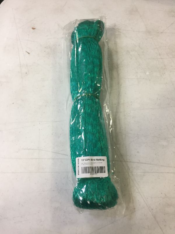 Photo 1 of 13 Ft x 33 Ft Green Garden Bird Netting,Green Garden Plant Netting,Garden Plant Fruits Fencing Mesh