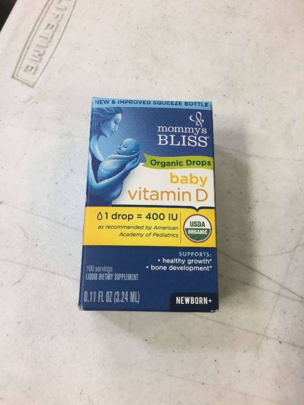 Photo 2 of Organic Baby Vitamin D Drops 100 Servings bb 2/23