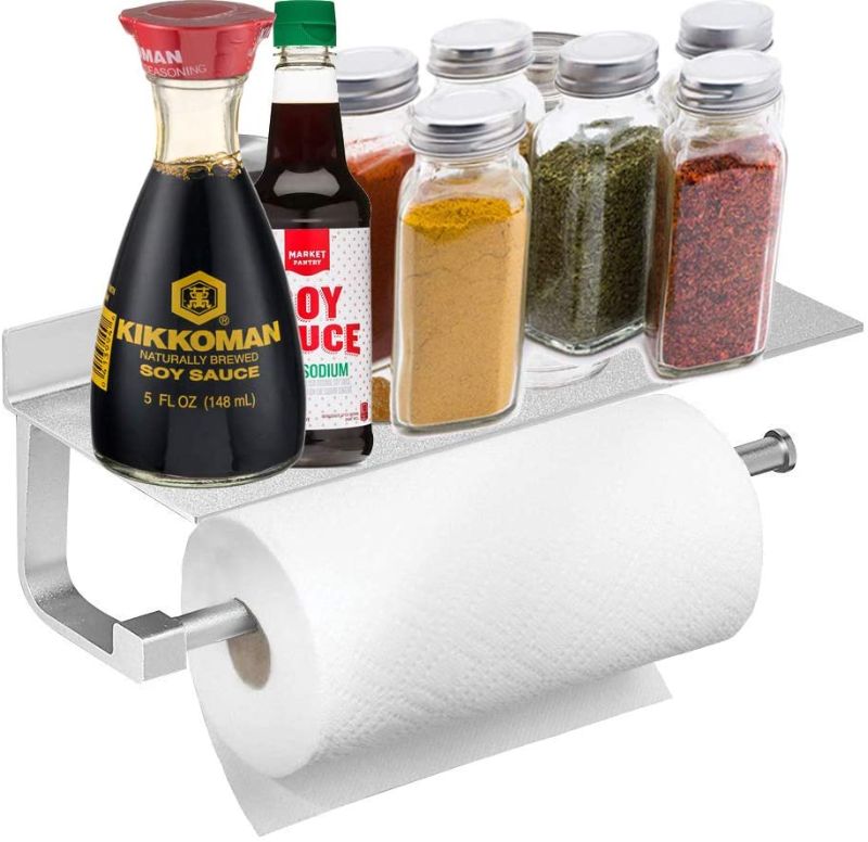 Photo 1 of Adhesive Paper Towel Holder Wall Mounted for Kitchen 13inch