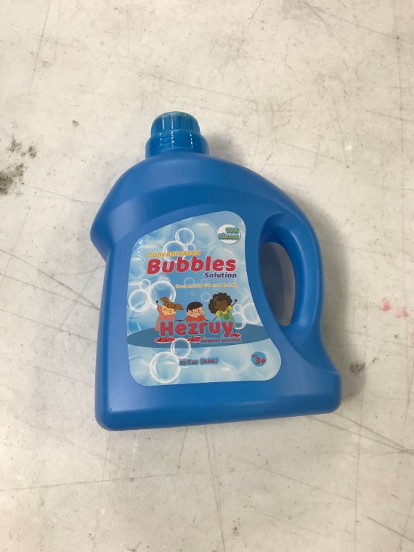 Photo 2 of Toys Bubbles Concentrated Solution Refill 32 oz (up to 2.5 Gallon) Big Bubble Solution for Kids Toddlers Bubble Machine/Gun/Wand Toys,Gift for 3 4 5 6 7 8 9 10 Year Old Boys Girls Children's Day
