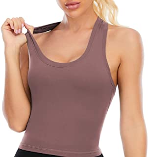 Photo 1 of FELTATY Sports Bras for Women - Seamless Comfortable Tank Style Sports Yoga Bras S
