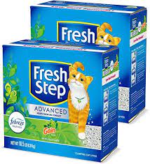 Photo 1 of Fresh Step Advanced Refreshing Gain Scented Clumping Clay Cat Litter, 18.5-lb box, 2 pack